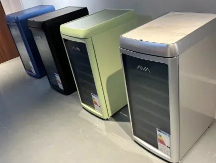 New Cabinet Refrigerator Small Wine Cabinet Bar Display Home Crisper Glass Door Tea Wine Beverage Refrigerator Wireless Charging