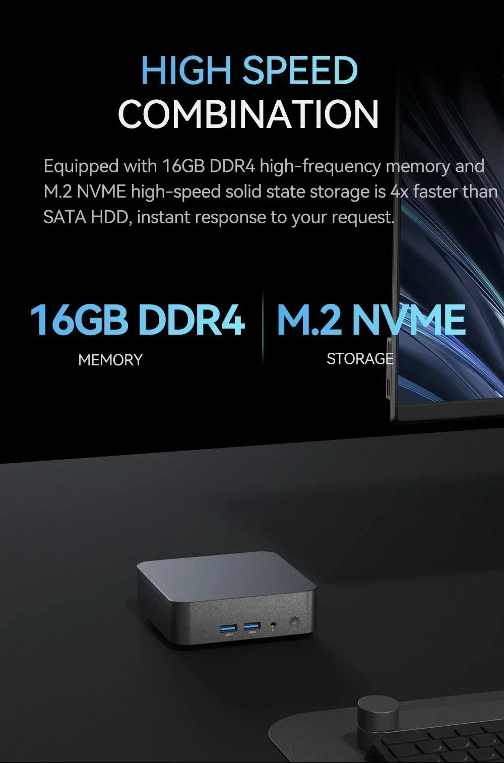 Mini PC Windows 11 pro Core i9 8950HK 16GB DDR4 1TB SSD PC Gamer Computer Dual WIFI 6 BT5.2 4K HD Mini gaming Pc