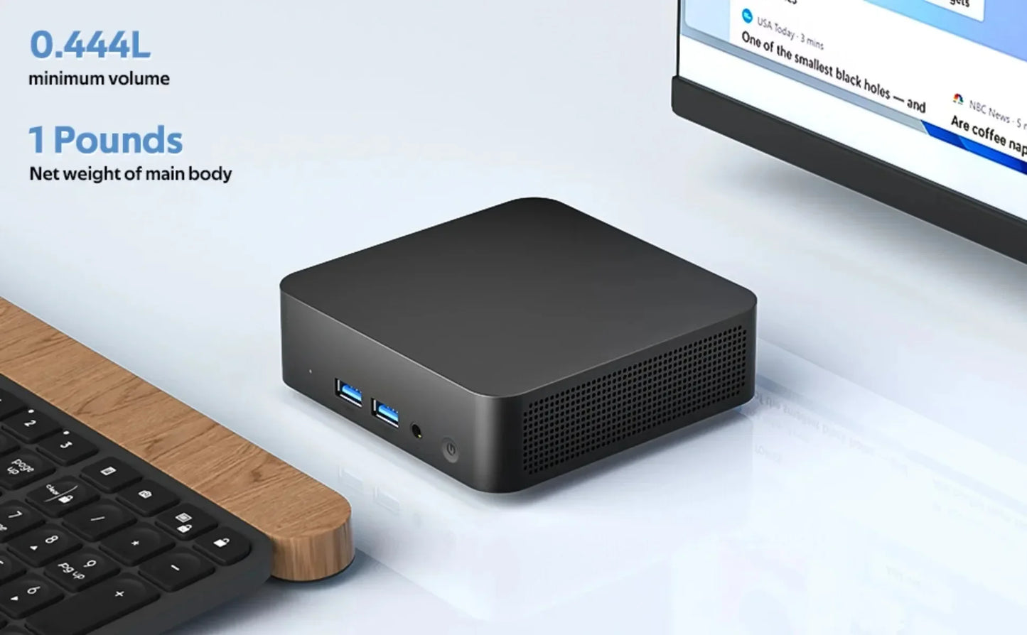 Mini PC Windows 11 pro Core i9 8950HK 16GB DDR4 1TB SSD PC Gamer Computer Dual WIFI 6 BT5.2 4K HD Mini gaming Pc