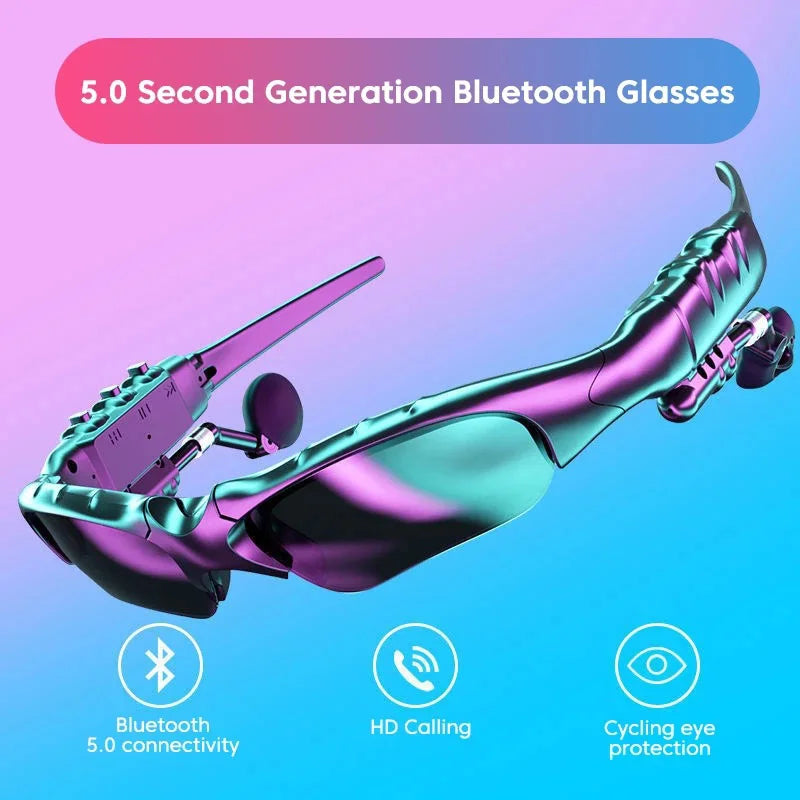 Sport Riding Sunglasses with Stereo Headset (Bluetooth 5.0)